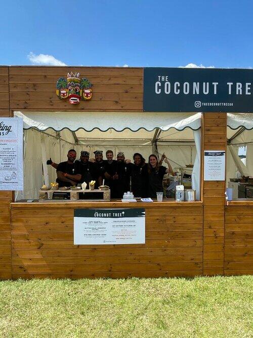 The Coconut Tree team at Silverstone F1